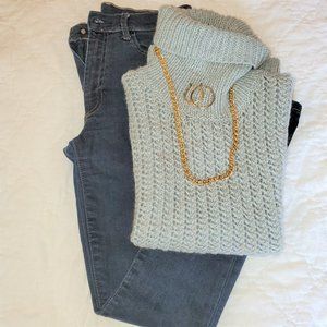 Banana Republic Shell Turtle Neck Sweater